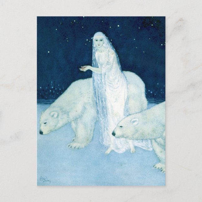 The Ice Maiden Fine Art Postcard (Front)