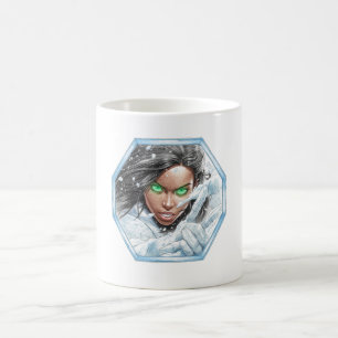 The Ice Queen Shows You A Peace Sign Greeting Coffee Mug