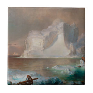 The Icebergs by Frederic Edwin Church 1861 Ceramic Tile