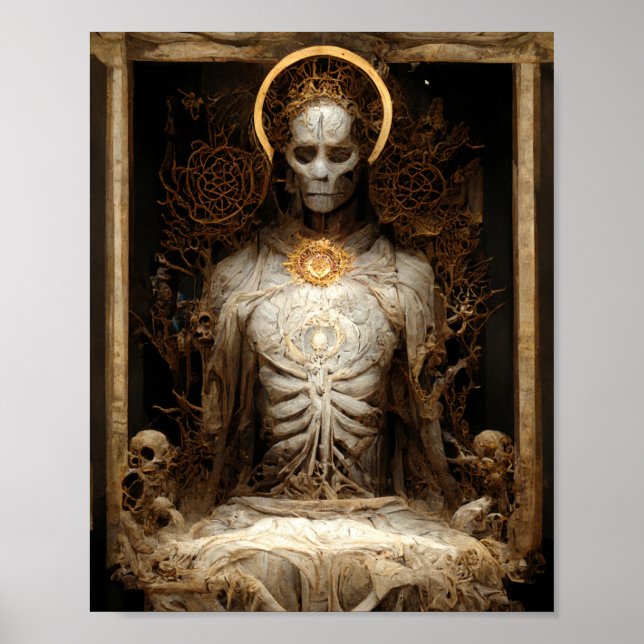 The Icon Dark Fantasy Art Poster (Front)