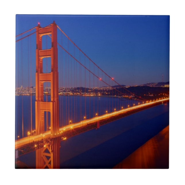 The iconic bridge with San Francisco Ceramic Tile (Front)