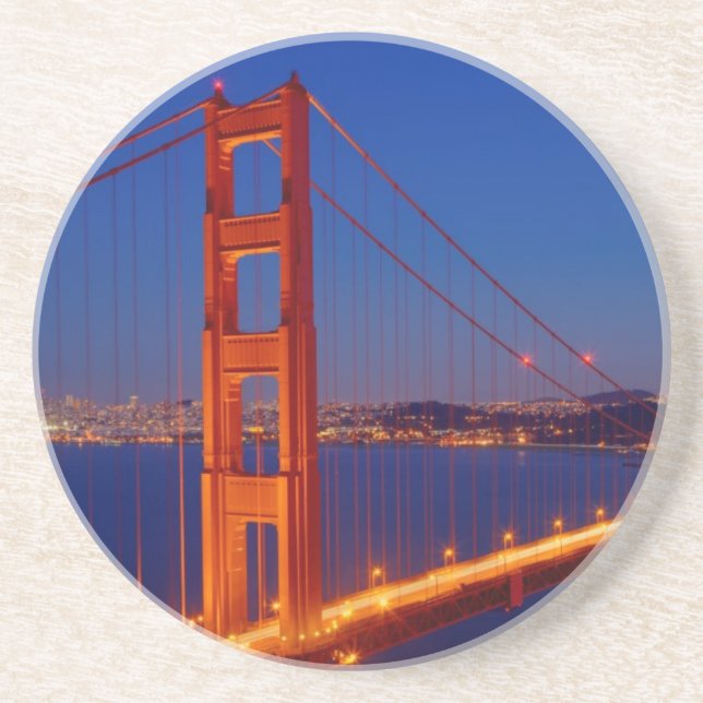 The iconic bridge with San Francisco Coaster (Front)