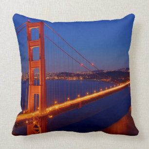 The iconic bridge with San Francisco Cushion