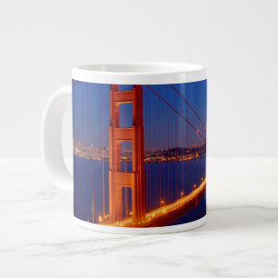 The iconic bridge with San Francisco Large Coffee Mug