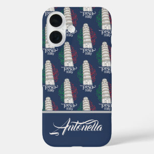 The Iconic Italian Landmark Personalised Name iPhone 16 Case