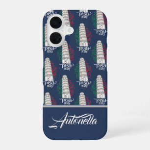 The Iconic Italian Landmark Personalised Name iPhone 16 Case