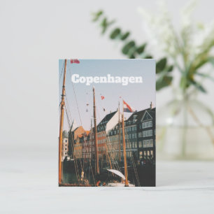 The iconic Nyhavn, Copenhagen, Denmark Postcard