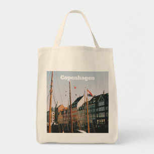 The iconic Nyhavn, Copenhagen, Denmark Tote Bag
