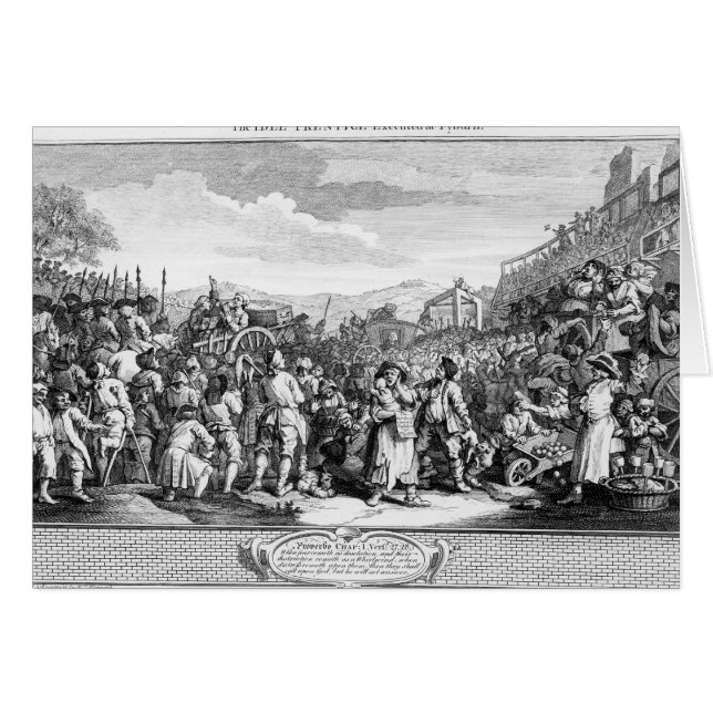 The Idle 'Prentice Executed at Tyburn (Front Horizontal)