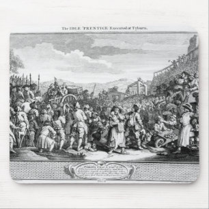 The Idle 'Prentice Executed at Tyburn Mouse Pad