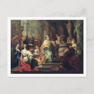 The Idolisation of Solomon, c.1735 (oil on canvas) Postcard