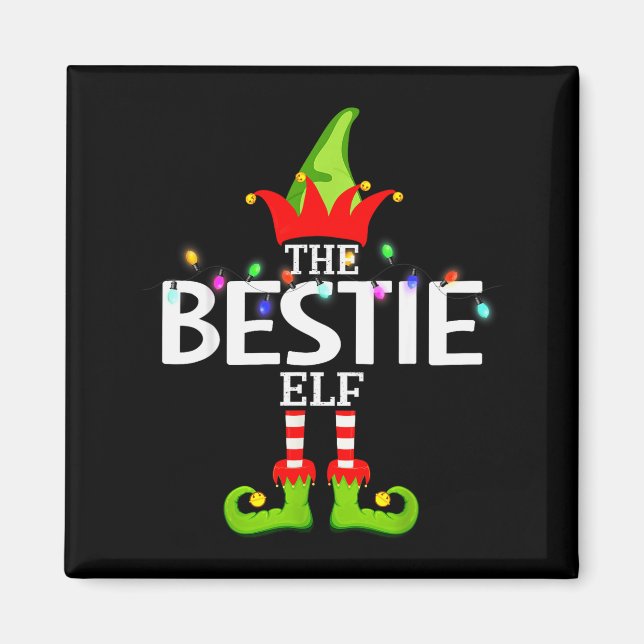 The Ie Elf Christmas Matching Pajamas  Magnet (Front)