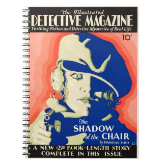 The Illustrated Detective Magazine 1930 Crime Noir Notebook