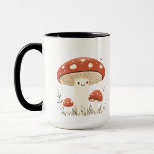 The illustration portrays a warm and cosy harvest. mug