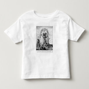 The Image of Dame Astrology with the Three Toddler T-Shirt