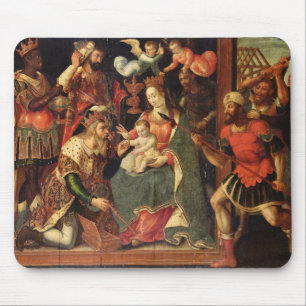 The Image of the Adoration of the Magi Mouse Pad