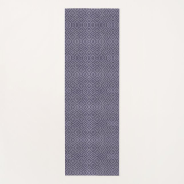 The image shows two rectangular patterns  yoga mat (Front)