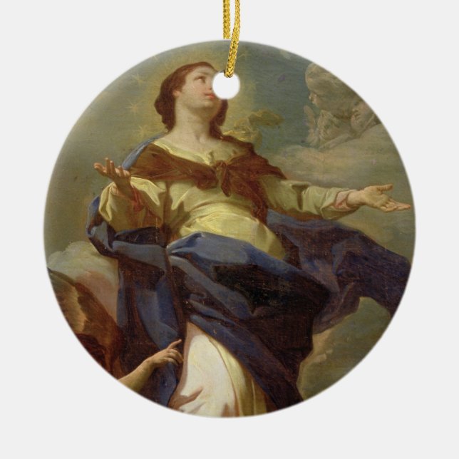 The Immaculate Conception 2 Ceramic Ornament (Front)