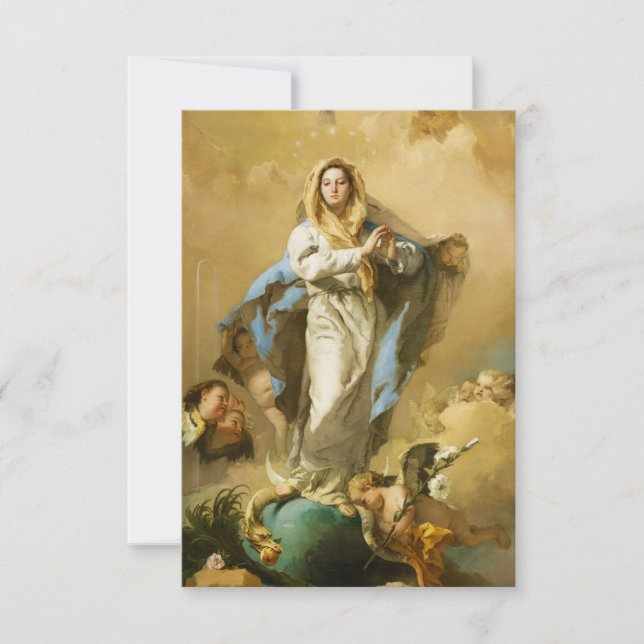 The Immaculate Conception by Giovanni B. Tiepolo (Front)