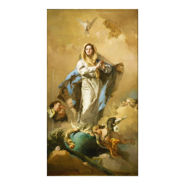 The Immaculate Conception by Giovanni B. Tiepolo Photo Print (Front)