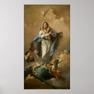 The Immaculate Conception by Giovanni B. Tiepolo Poster
