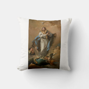 The Immaculate Conception by Giovanni Tiepolo Cushion