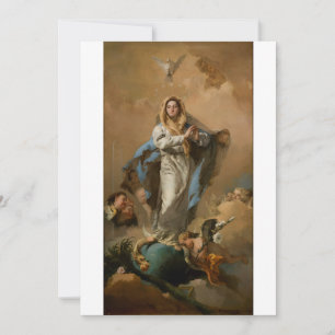 The Immaculate Conception by Giovanni Tiepolo Invitation