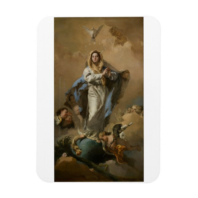 The Immaculate Conception by Giovanni Tiepolo Magnet (Vertical)
