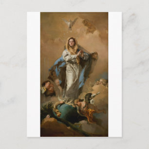 The Immaculate Conception by Giovanni Tiepolo Postcard