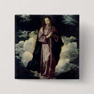 The Immaculate Conception, c.1618 15 Cm Square Badge