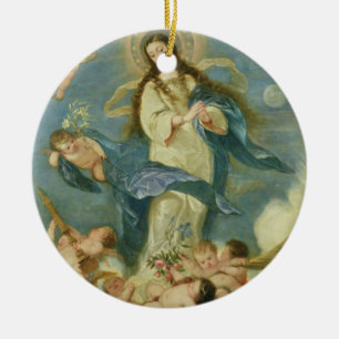 The Immaculate Conception Ceramic Ornament