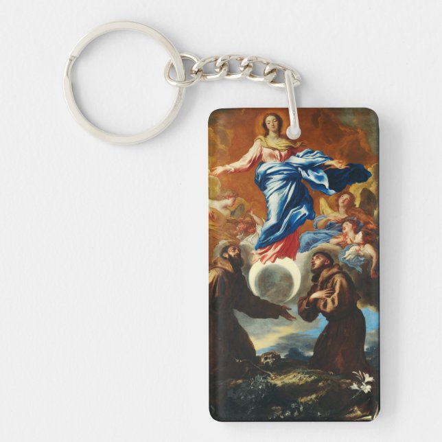 The Immaculate Conception of Virgin Mary Key Ring (Front)