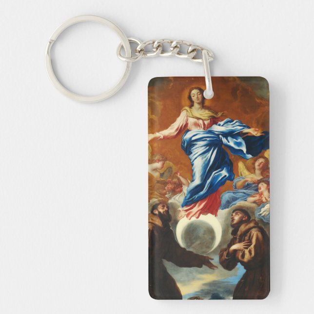 The Immaculate Conception of Virgin Mary Key Ring (Front)