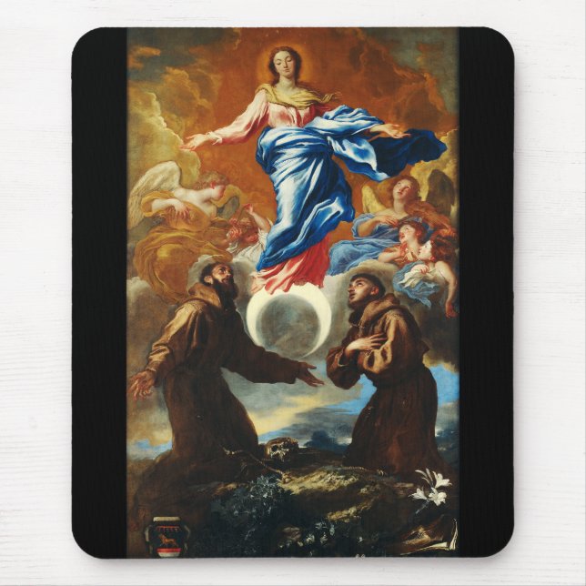 The Immaculate Conception of Virgin Mary Mouse Pad (Front)