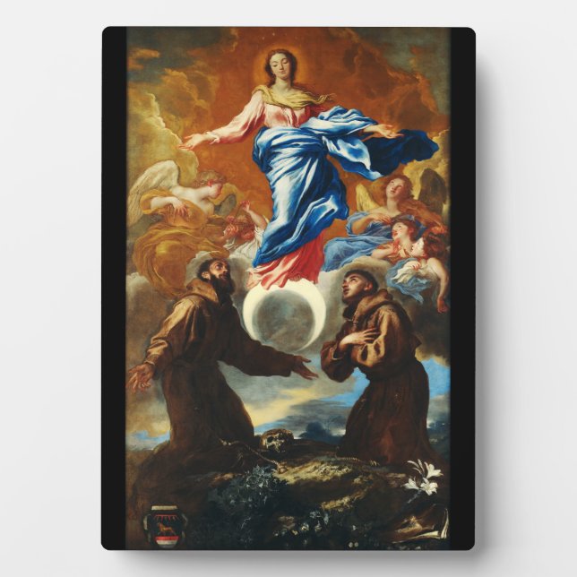 The Immaculate Conception of Virgin Mary Plaque (Front)