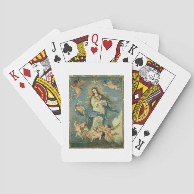 The Immaculate Conception Playing Cards (Back)