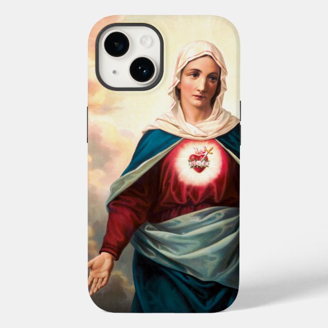 The Immaculate Heart of Mary Case-Mate iPhone Case (Back)