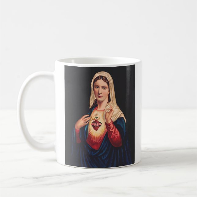 The Immaculate Heart of Mary Coffee Mug (Left)