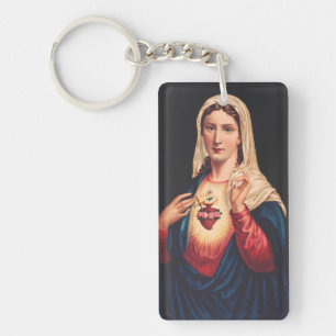 The Immaculate Heart of Mary Key Ring