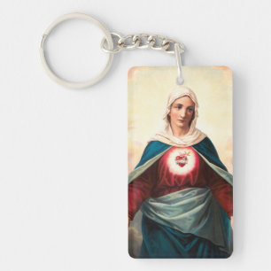The Immaculate Heart of Mary Key Ring