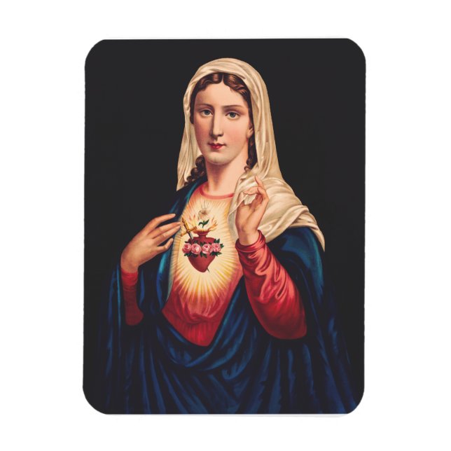 The Immaculate Heart of Mary Magnet (Vertical)