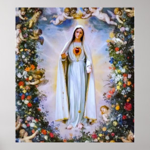 The Immaculate Heart of Mary, Mother of God Poster