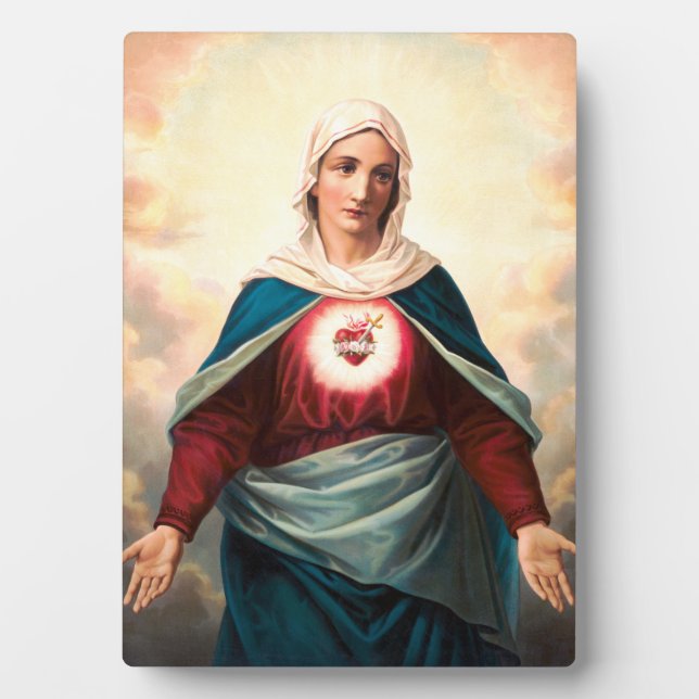 The Immaculate Heart of Mary Plaque (Front)