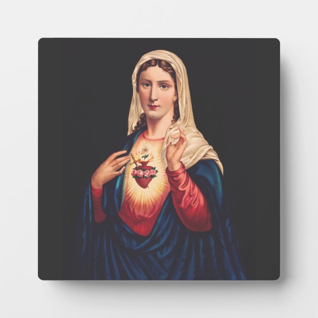 The Immaculate Heart of Mary Plaque (Front)