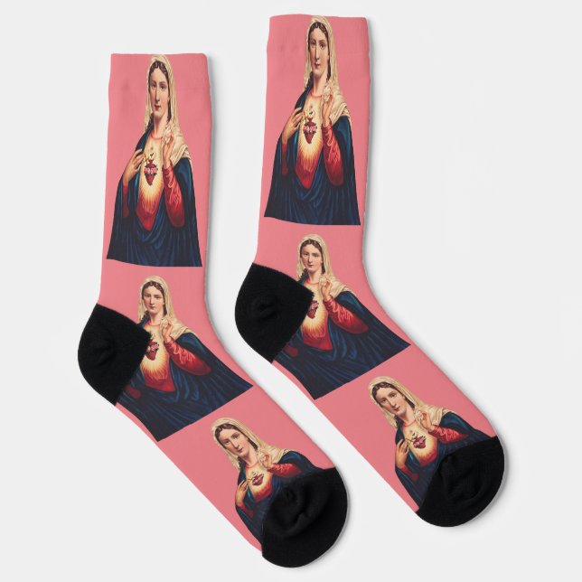 The Immaculate Heart of Mary Socks (Right)