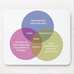 The Immaculate Venn Diagram Mouse Pad