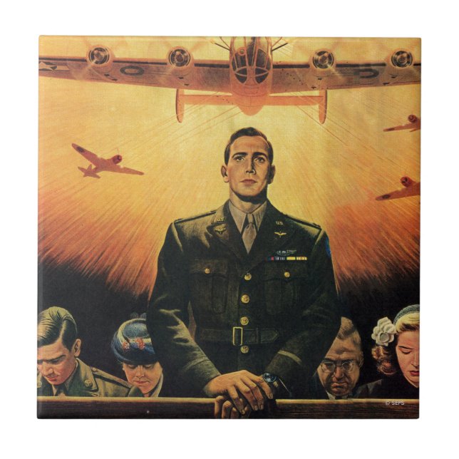 The Immortal Harpy Ceramic Tile (Front)