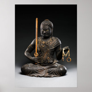 The Immoveable Wisdom King, Fudo Myoo by Kaikei Poster