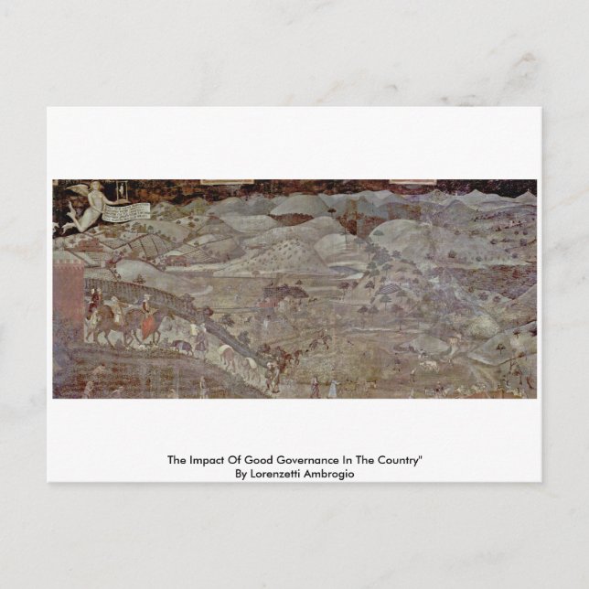 The Impact Of Good Governance In The Country Postcard (Front)