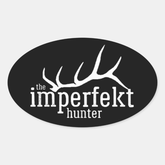 the imperfekt hunter sticker (Front)